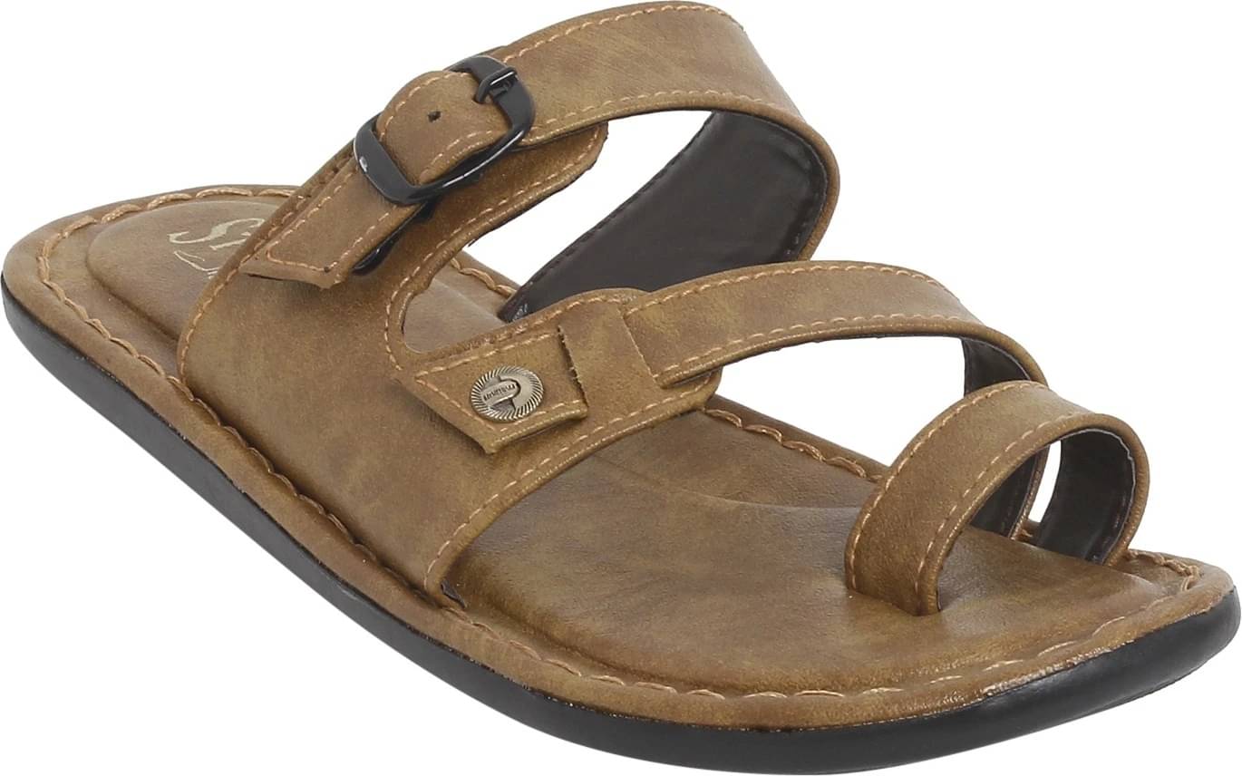     			Z Tan Men's Slide Flip Flop