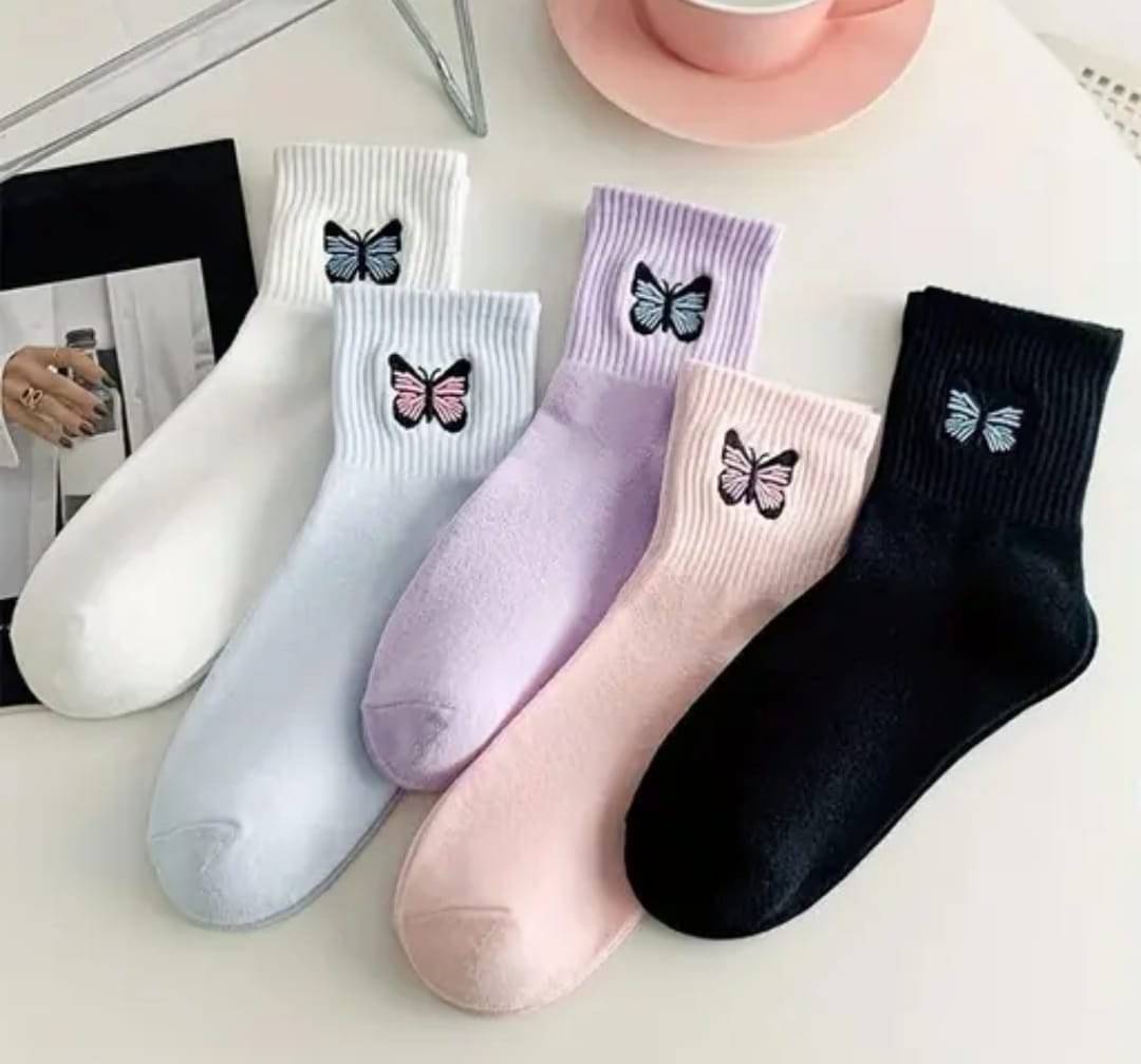 finzer Pack of 5 Women's Cotton Ankle Length Socks ( Multicolor ) finzer Pack of 5 Women's Cotton Ankle Length Socks ( Multicolor )
