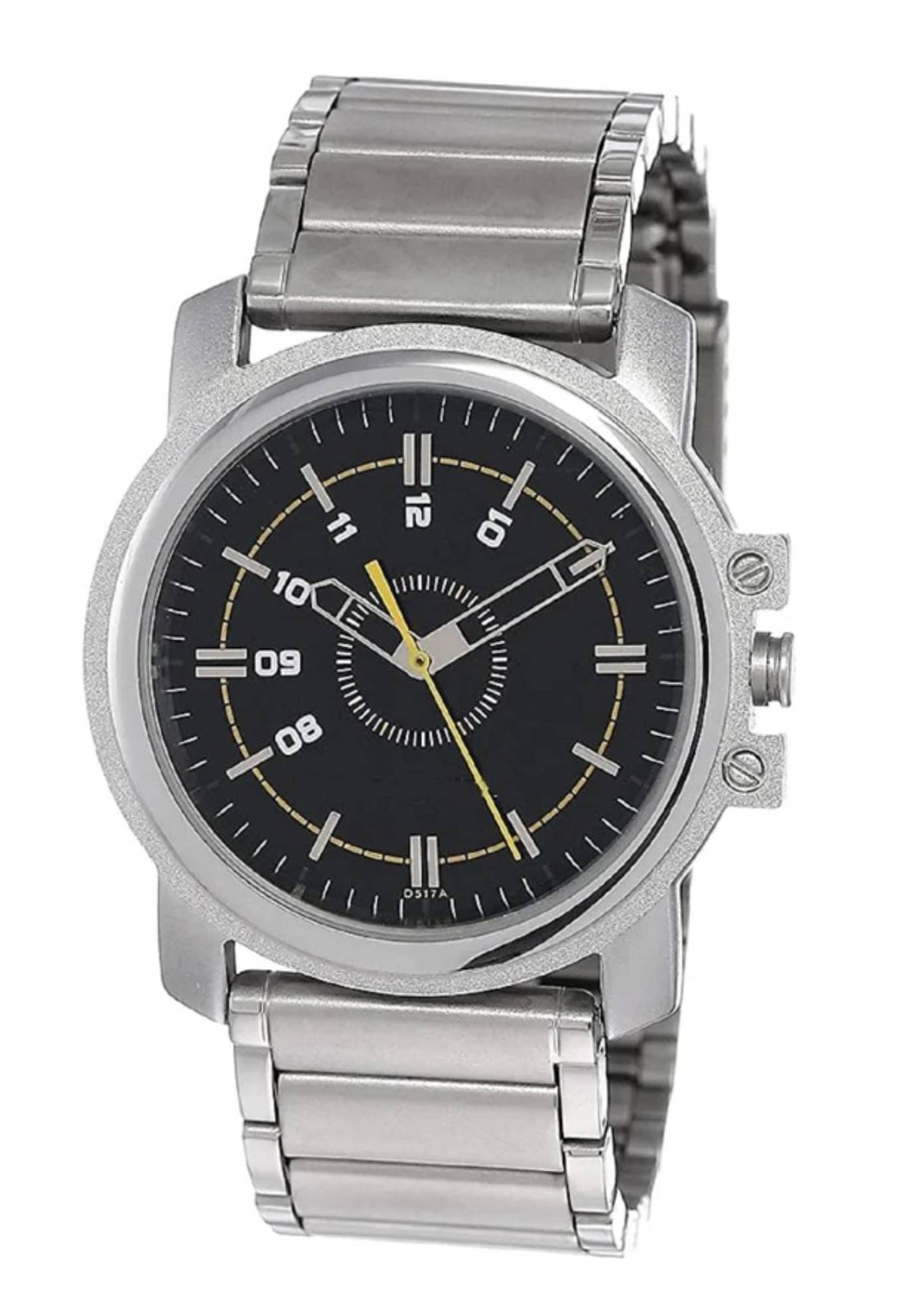     			kriss collection Silver Metal Analog Men's Watch