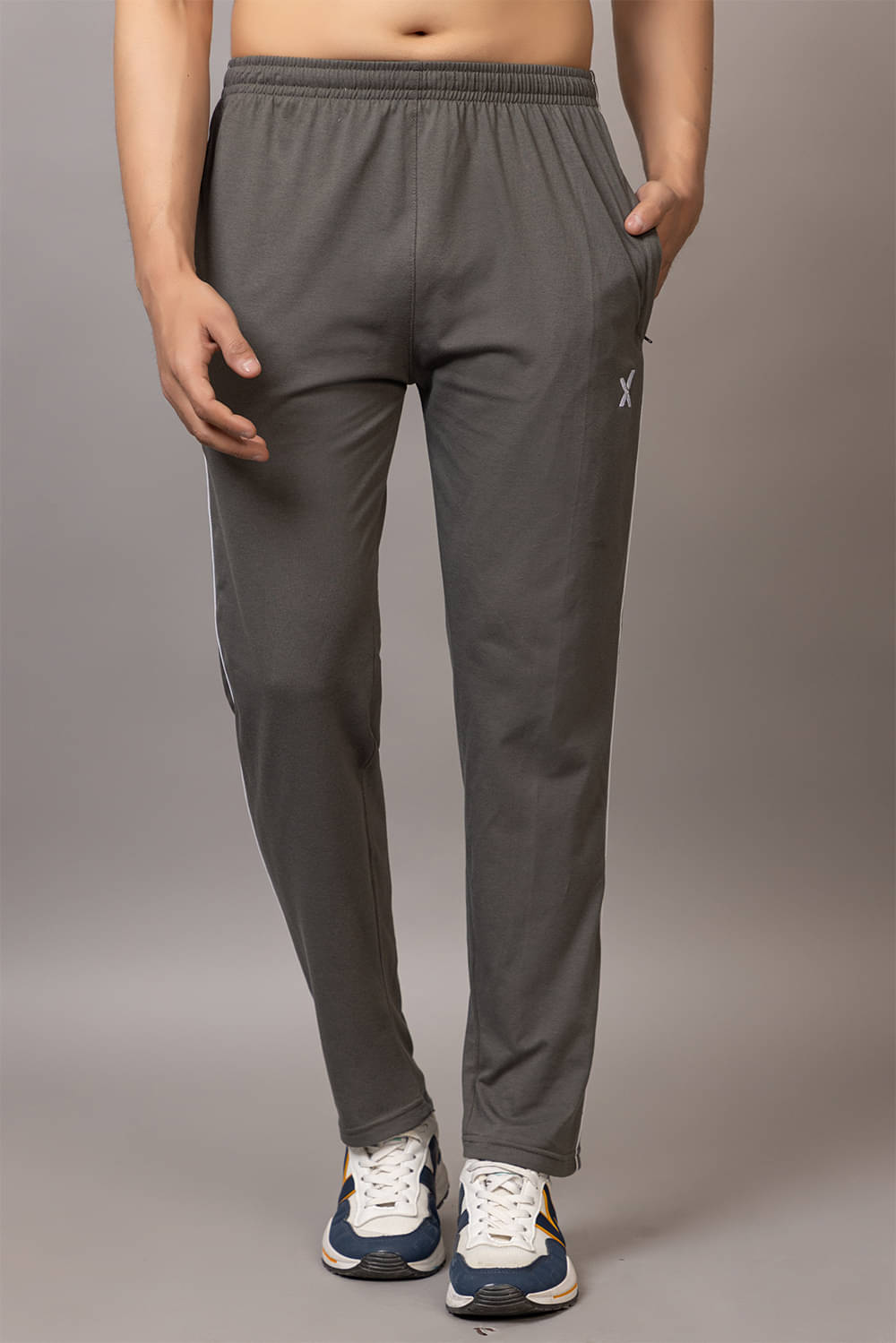 AXYS Olive Green Cotton Blend Men's Trackpants ( Pack of 1 ) AXYS Olive Green Cotton Blend Men's Trackpants ( Pack of 1 )