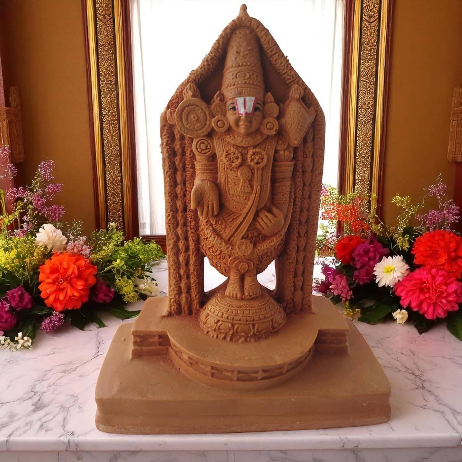     			Anantamitra Resin Tirupati Balaji Idol ( 14.5 cm )