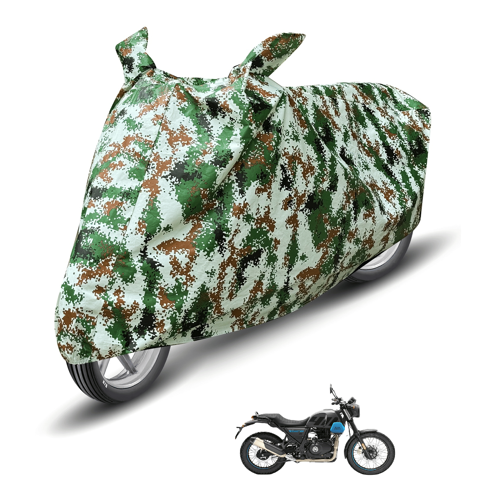 Auto Hub Bike Body Cover for Royal Enfield All Bike Models ( Pack of 1 ) , Olive     			Auto Hub Bike Body Cover for Royal Enfield All Bike Models ( Pack of 1 ) , Olive