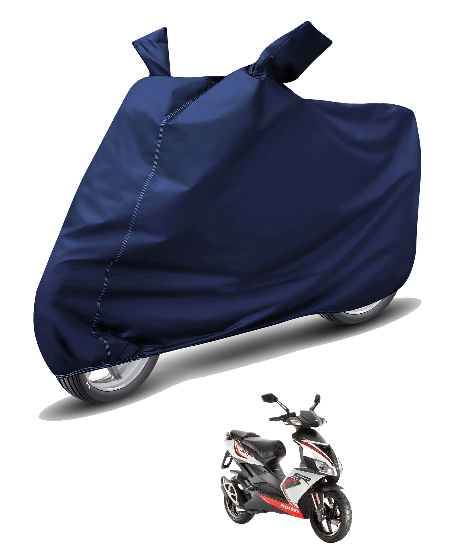 Auto Hub Bike Body Cover for Aprilia All Bike Models ( Pack of 1 ) , Blue Auto Hub Bike Body Cover for Aprilia All Bike Models ( Pack of 1 ) , Blue