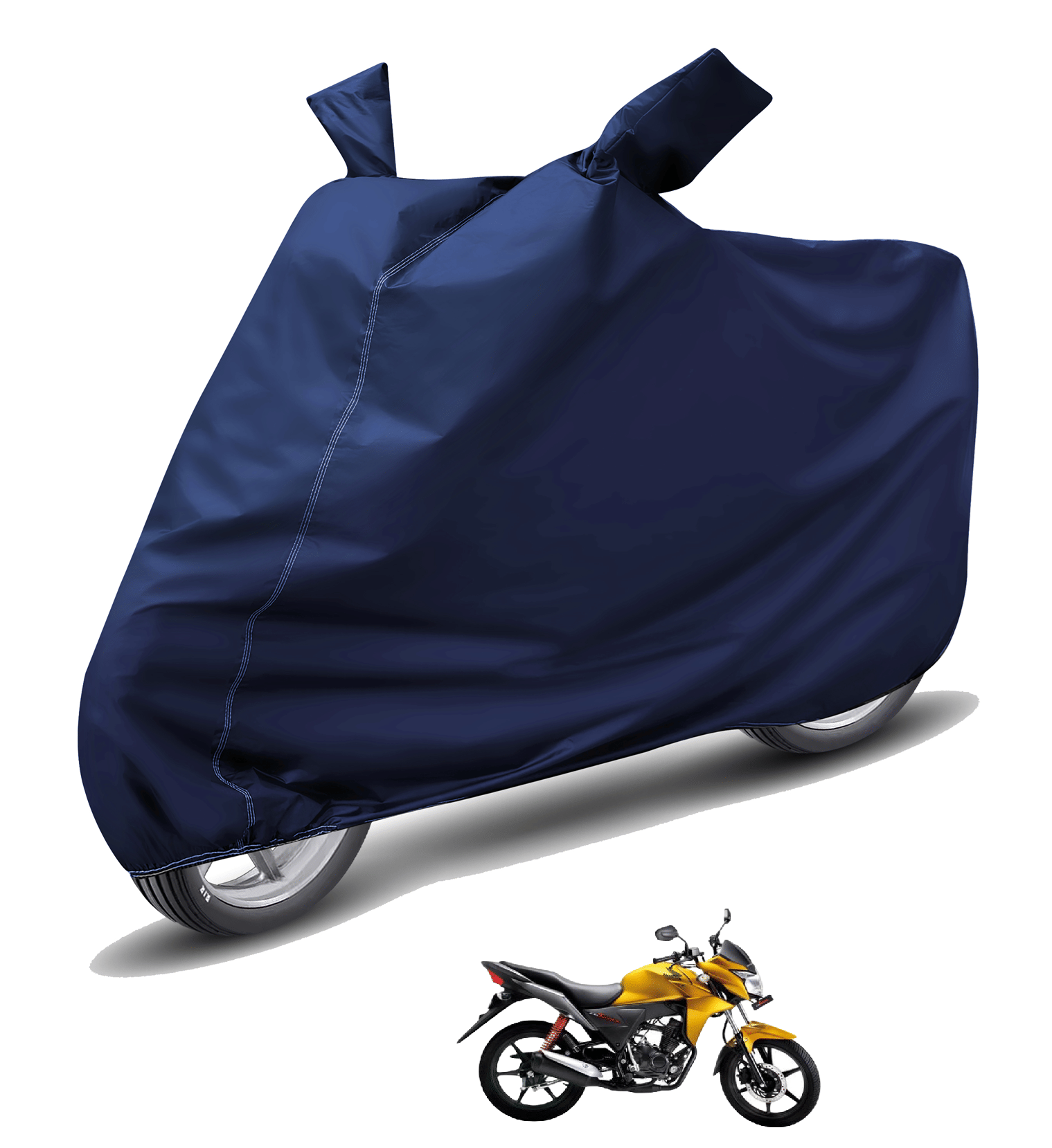     			Auto Hub Bike Body Cover for Honda Cb Twister ( Pack of 1 ) , Blue