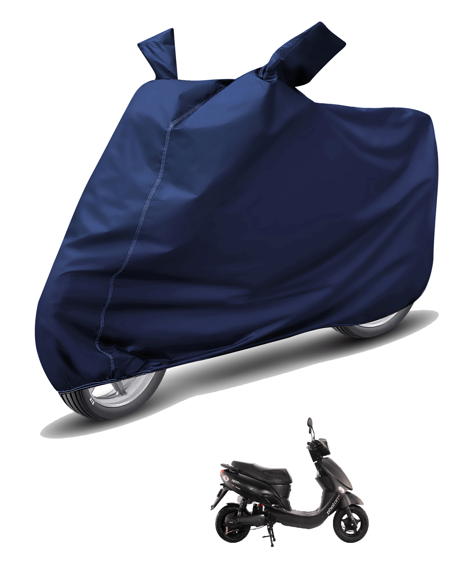 Auto Hub Bike Body Cover for Hero Electric Photon ( Pack of 1 ) , Blue Auto Hub Bike Body Cover for Hero Electric Photon ( Pack of 1 ) , Blue