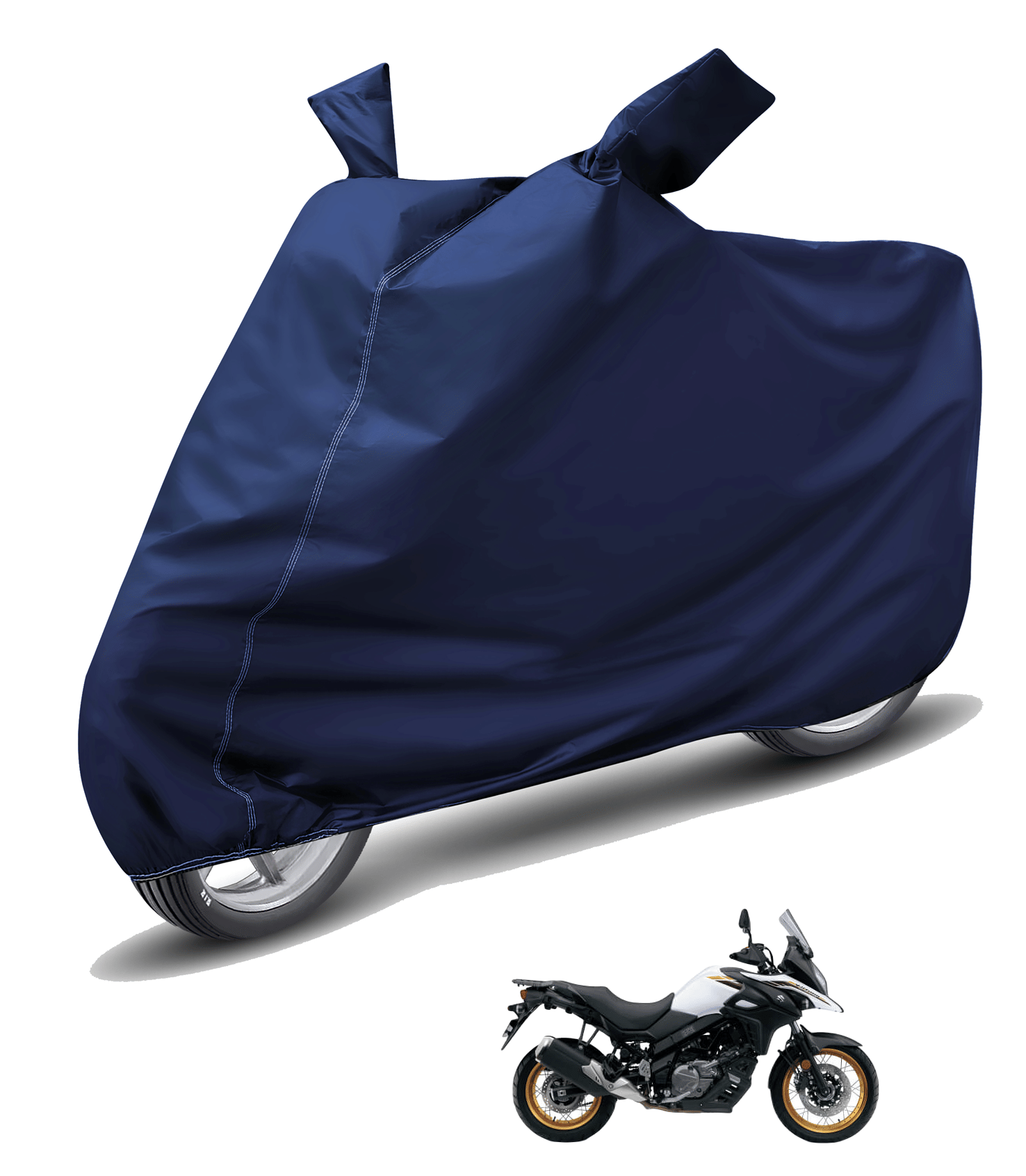     			Auto Hub Bike Body Cover for Suzuki V-Strom ( Pack of 1 ) , Blue