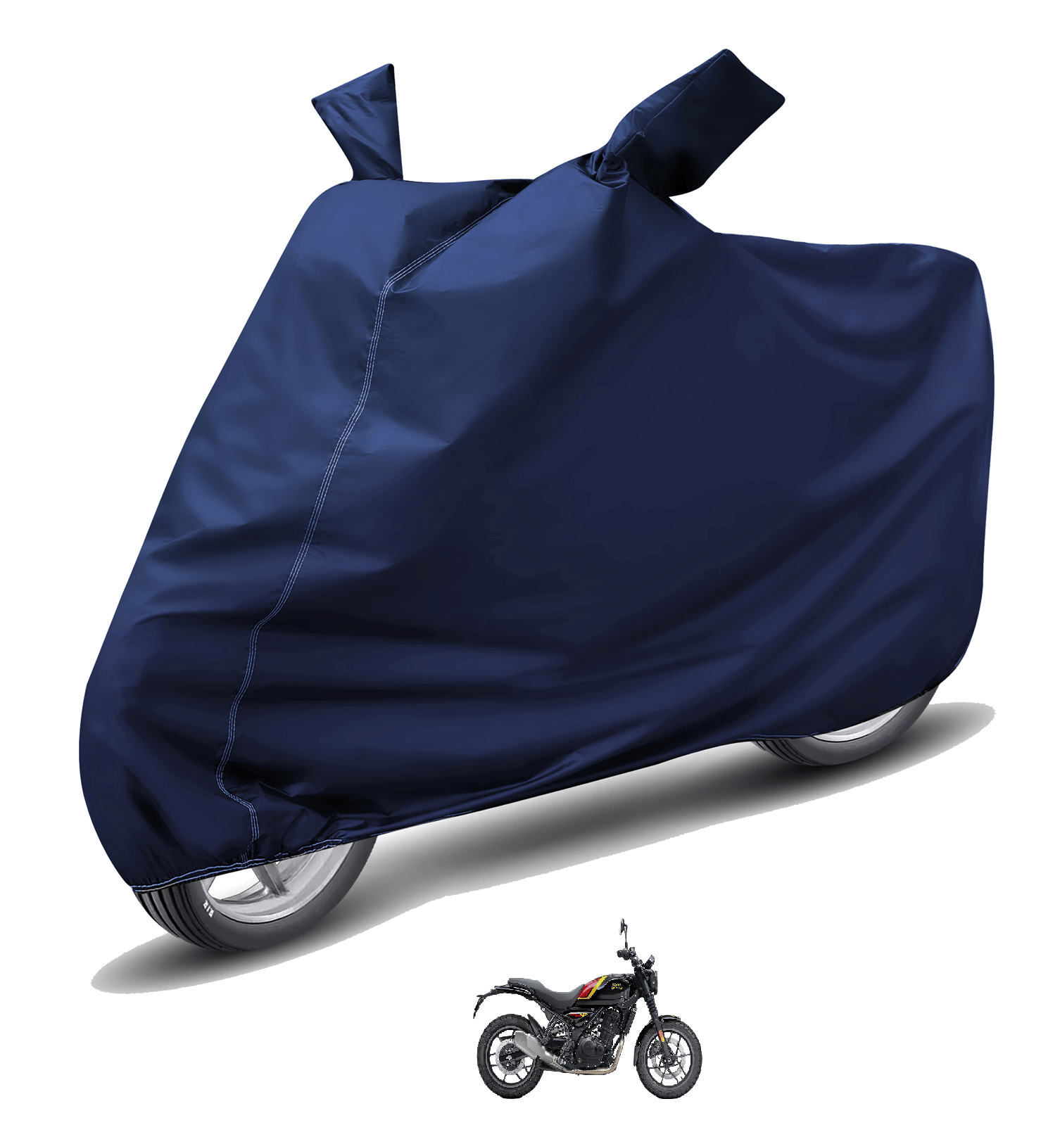 Auto Hub Bike Body Cover for Royal Enfield All Bike Models ( Pack of 1 ) , Blue Auto Hub Bike Body Cover for Royal Enfield All Bike Models ( Pack of 1 ) , Blue