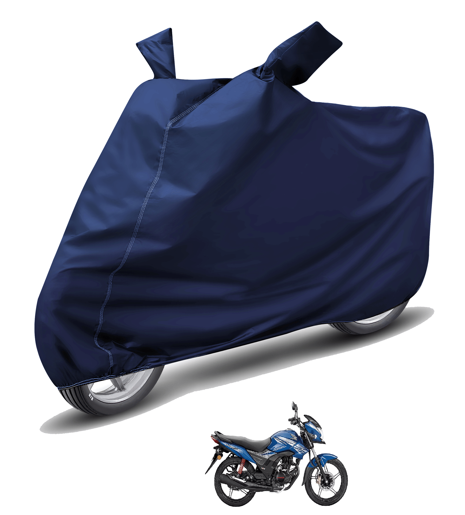 Auto Hub Bike Body Cover for Honda Cb Shine Sp ( Pack of 1 ) , Blue Auto Hub Bike Body Cover for Honda Cb Shine Sp ( Pack of 1 ) , Blue