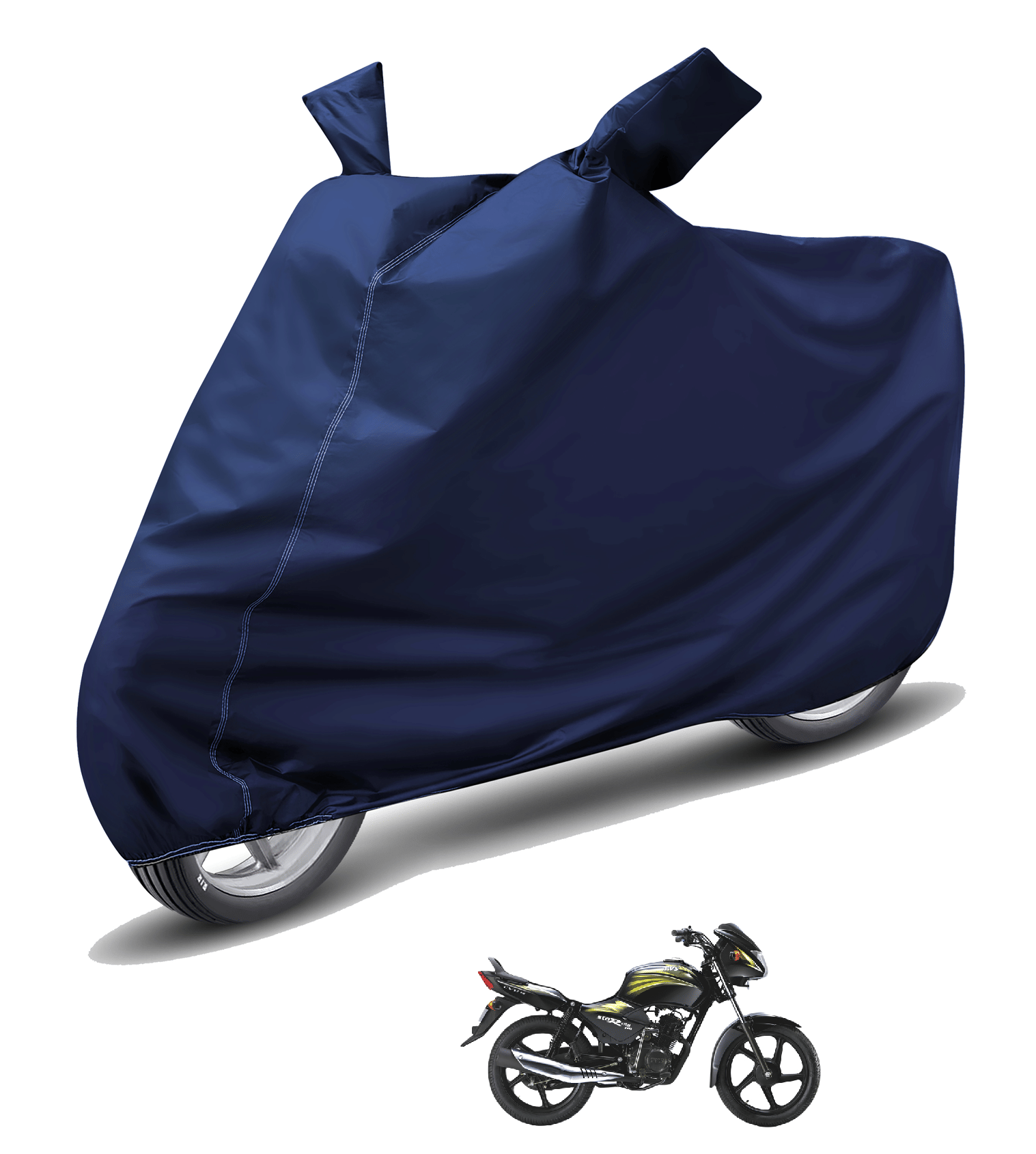 Auto Hub Bike Body Cover for TVS Star City ( Pack of 1 ) , Blue Auto Hub Bike Body Cover for TVS Star City ( Pack of 1 ) , Blue