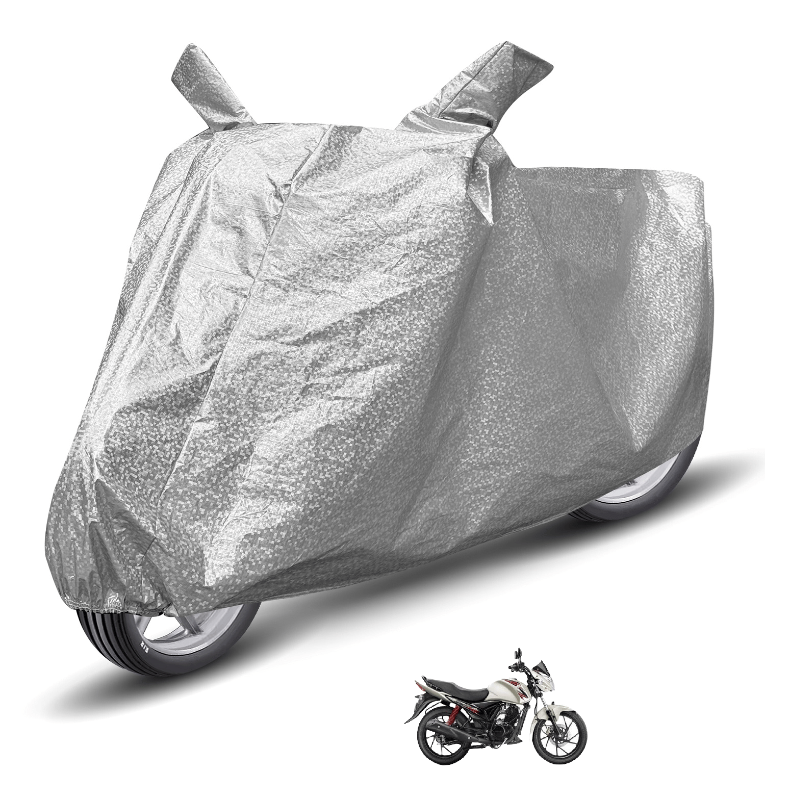 Auto Hub Bike Body Cover for Suzuki Slingshot ( Pack of 1 ) , Silver     			Auto Hub Bike Body Cover for Suzuki Slingshot ( Pack of 1 ) , Silver