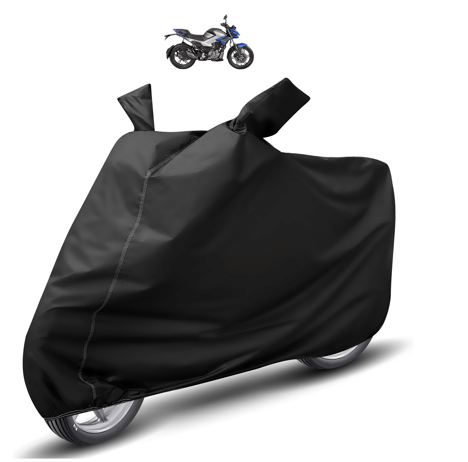 Auto Hub Bike Body Cover for Hero Xtreme ( Pack of 1 ) , Black Auto Hub Bike Body Cover for Hero Xtreme ( Pack of 1 ) , Black