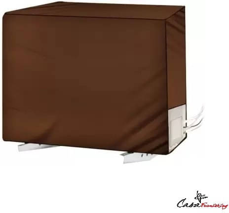     			CASA FURNISHING Single Polyester brown AC Cover for 1.5 Ton Split AC
