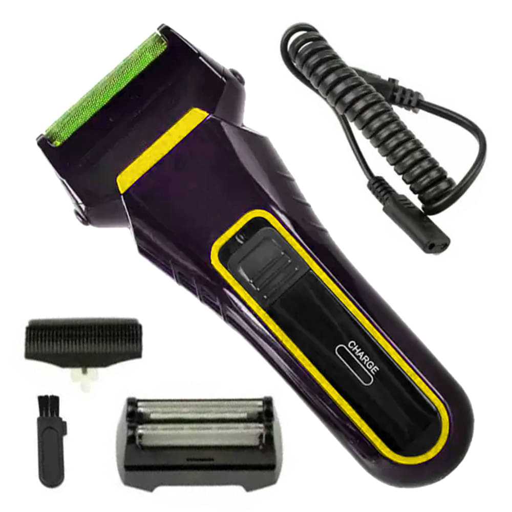     			CRS TRIMMER Yellow Cordless Beard Trimmer With 60 minutes Runtime