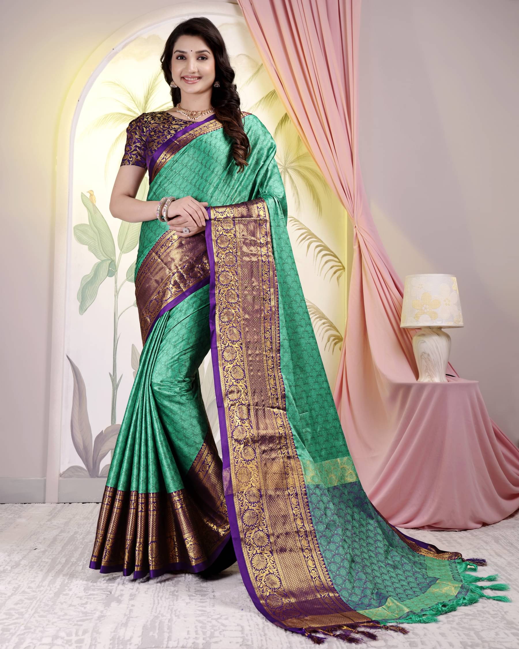 Clirva Art Silk Self Design Banarasi saree With Unstitched Blouse Piece ( Sky Blue ) Clirva Art Silk Self Design Banarasi saree With Unstitched Blouse Piece ( Sky Blue )