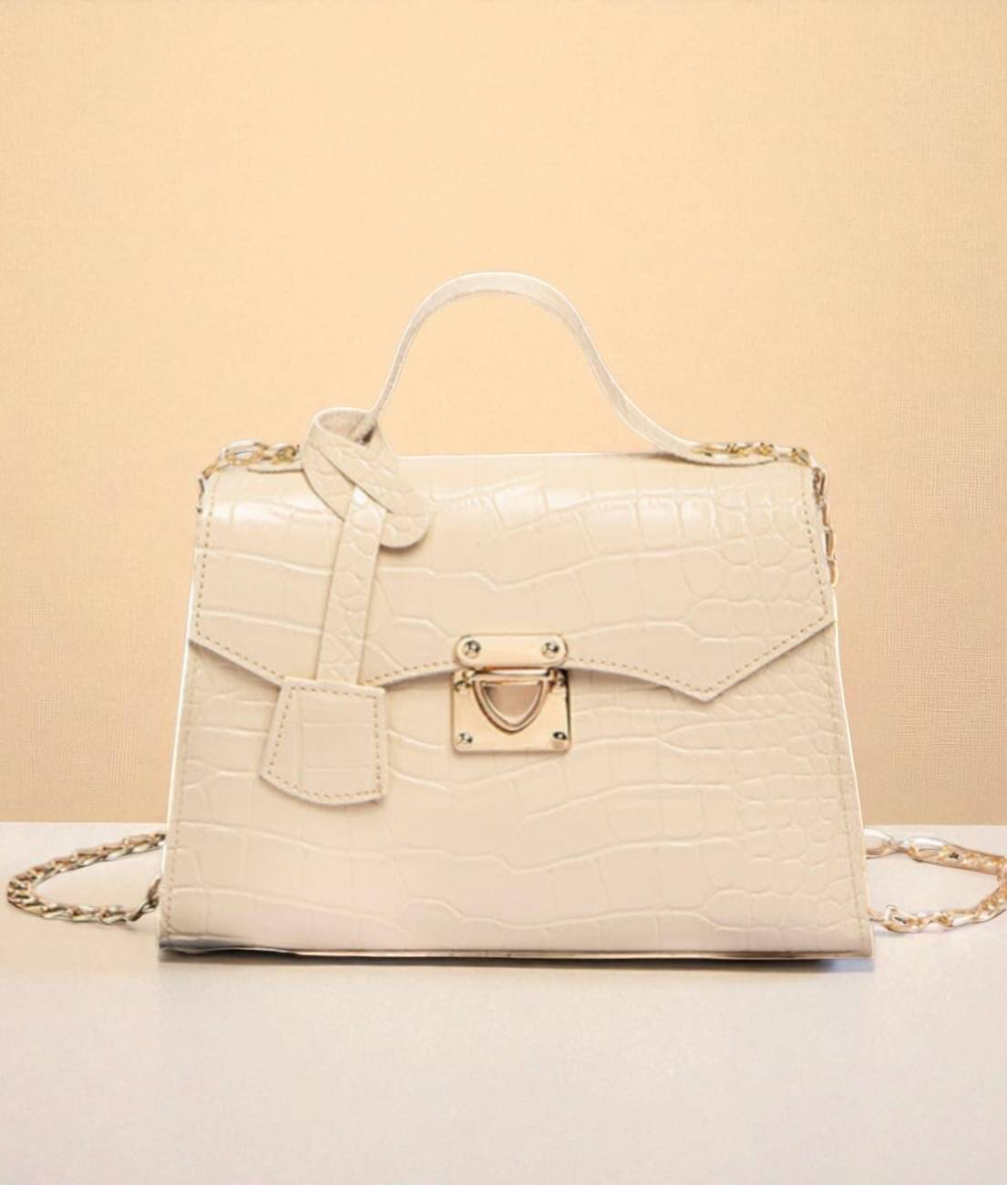     			Derifa Sling Bag PU Set of 1 ( Cream )