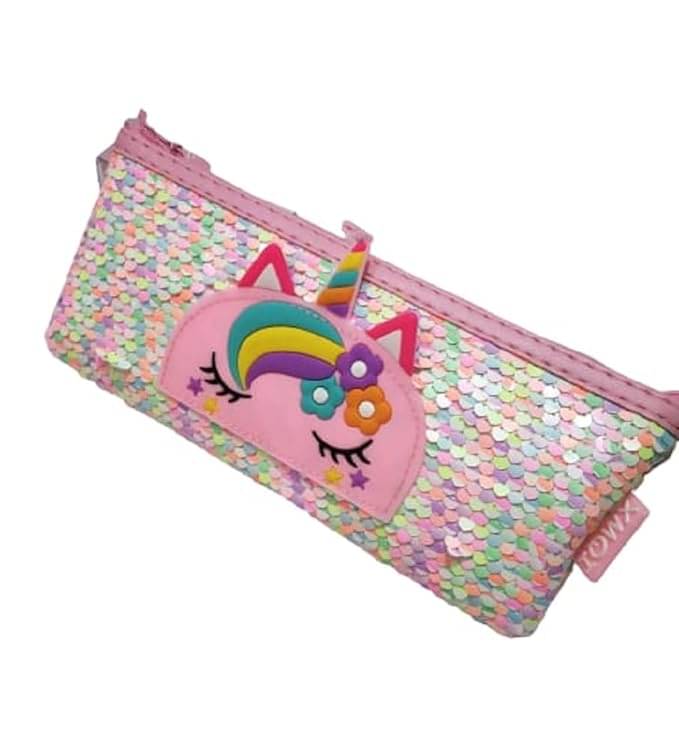     			ECLET Unicorn Sequin Pouch Unicorn Sequence Pouch Unicorn Pouch, Pencil Pouch, Unicorn Pencil Case (Pack of 1)