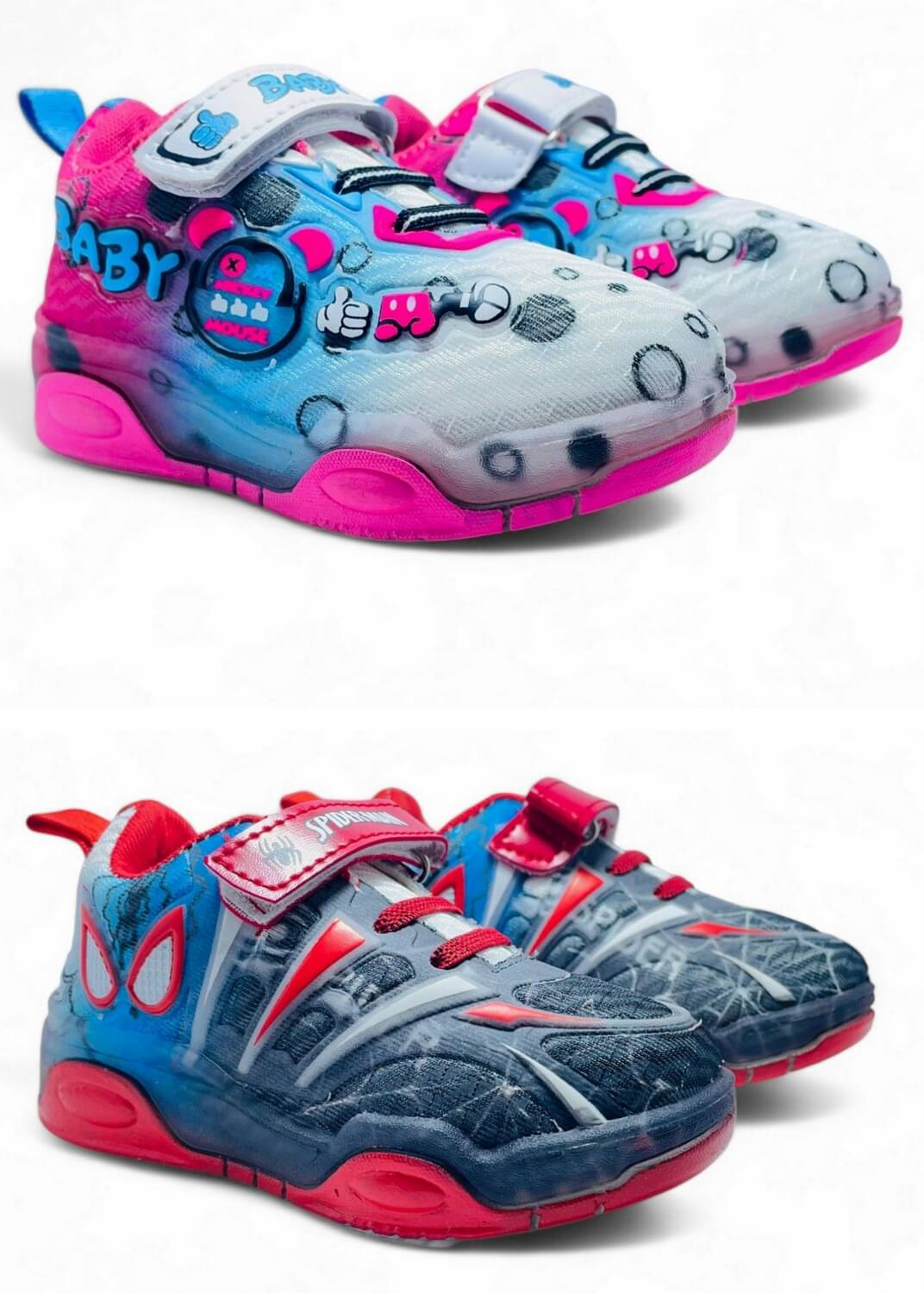     			Fabbmate - Black Boy's Sports Shoes ( 2 Pairs )