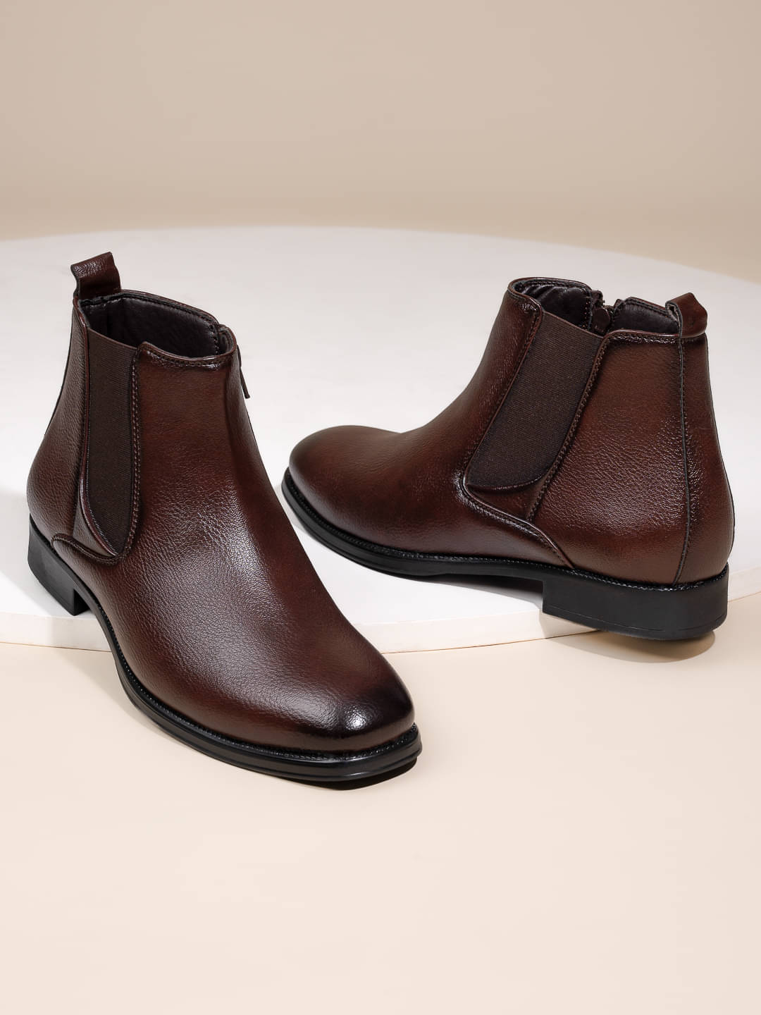     			Fentacia Brown Men's Chelsea Boots