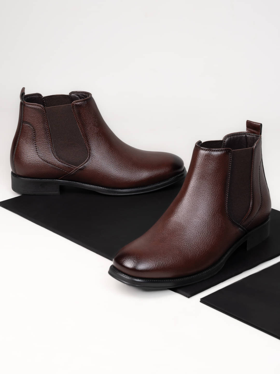     			Fentacia Brown Men's Chelsea Boots