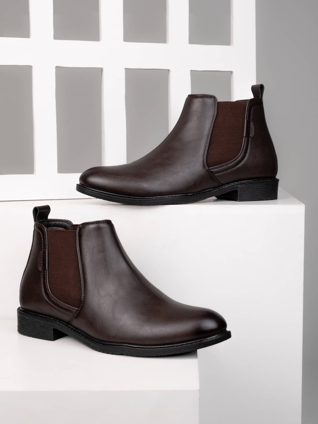     			Fentacia Brown Men's Chelsea Boots