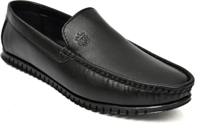     			Funny Fire Black Men's Slip on Shoes