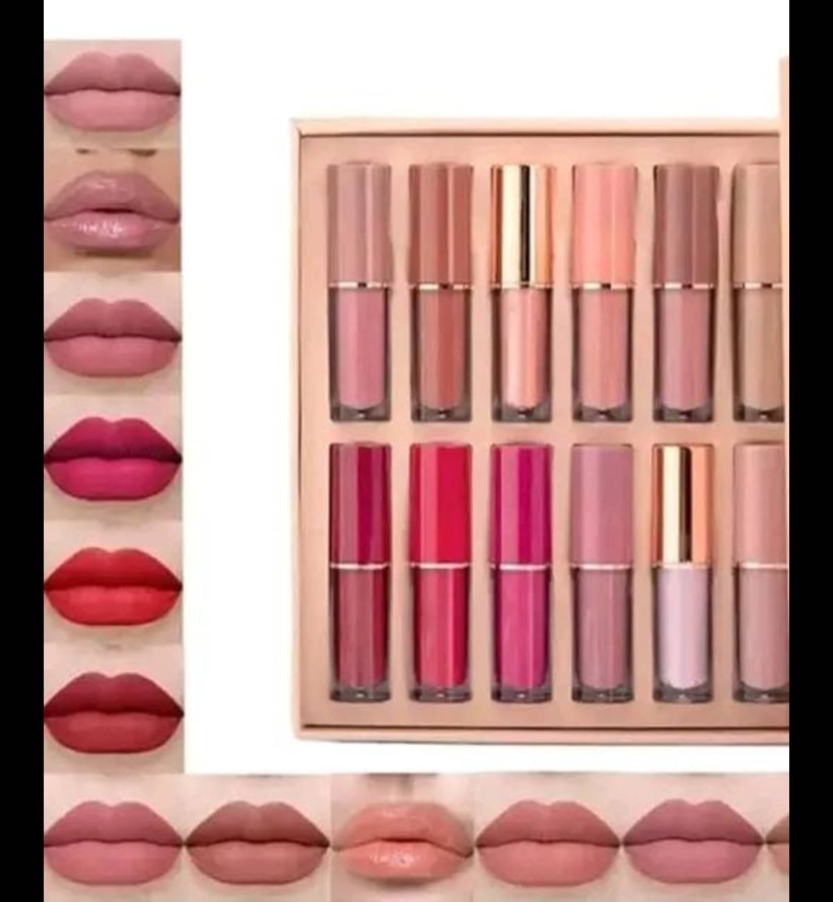 Generic Multi Matte Long Lasting Liquid Lipstick ( Pack of 12 ) Generic Multi Matte Long Lasting Liquid Lipstick ( Pack of 12 )
