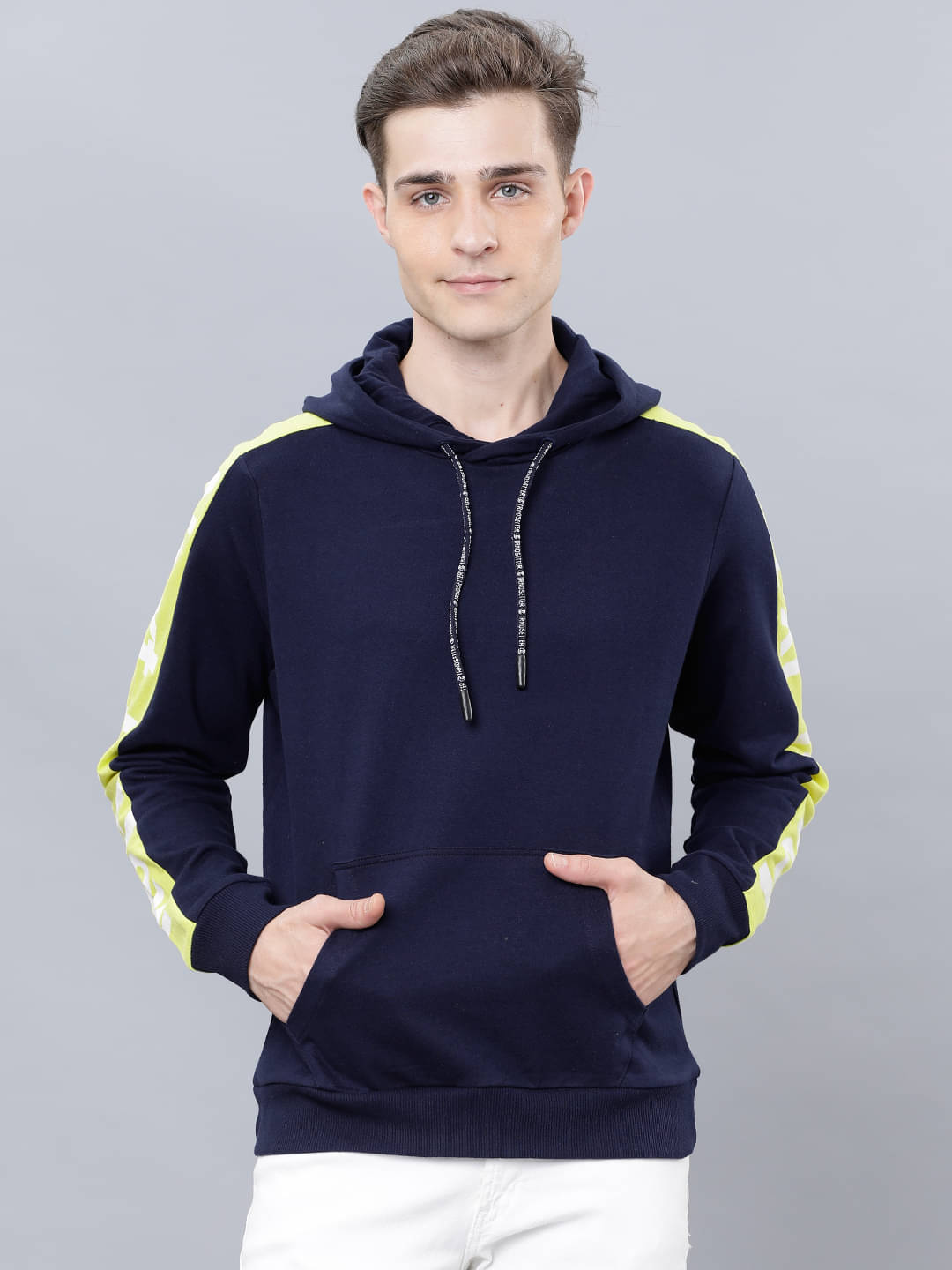 Highlander Cotton Blend Hooded Men's Sweatshirt - Green ( Pack of 1 ) Highlander Cotton Blend Hooded Men's Sweatshirt - Green ( Pack of 1 )