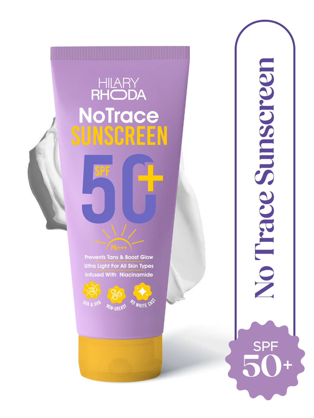    			Hilary Rhoda SPF 50 Sunscreen Cream For All Skin Type ( Pack of 1 )