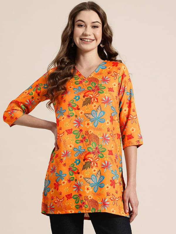 KETAKI FASHION Women Rayon Flex Printed Straight Kurti ( Multicolor8 )     			KETAKI FASHION Women Rayon Flex Printed Straight Kurti ( Multicolor8 )