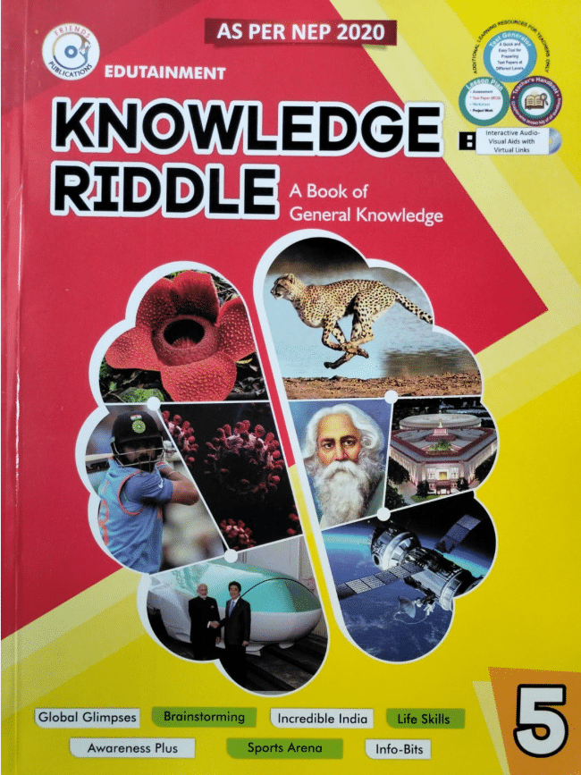     			KNOWLEDGE RIDDLE A BOOK OF GK CLASS 5