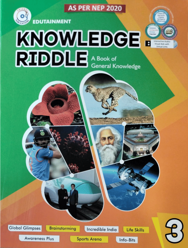     			KNOWLEDGE RIDDLE A BOOK OF GK CLASS 3