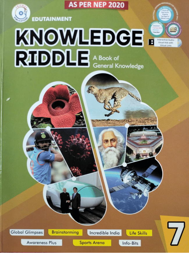     			KNOWLEDGE RIDDLE A BOOK OF GK CLASS 7