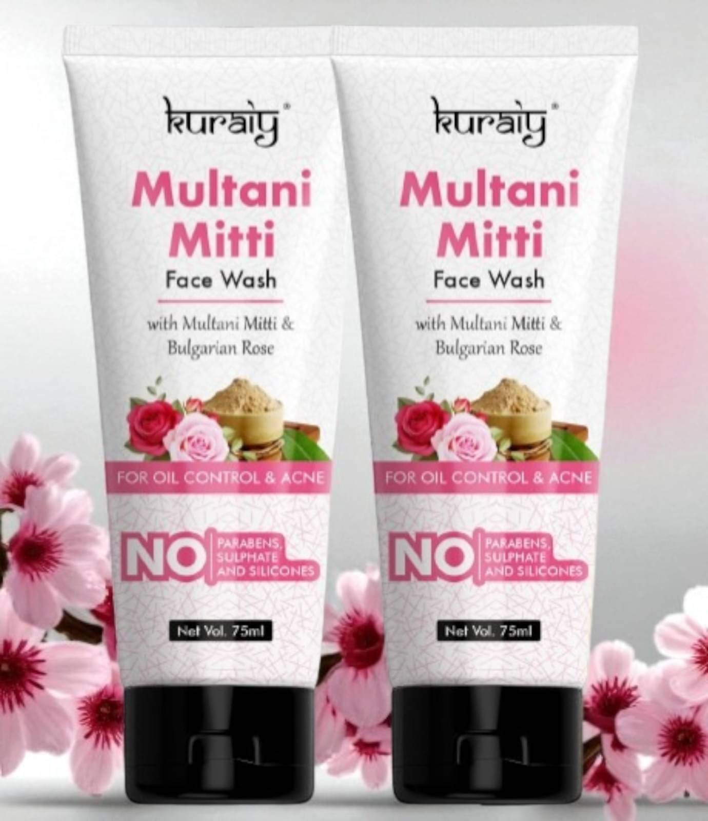     			KURAIY - Refreshing Face Wash For All Skin Type ( Pack of 2 )