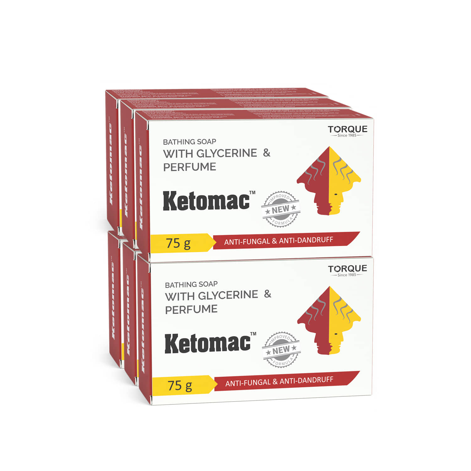 Ketomac Freshness ketomac Soap for All Skin Type ( Pack of 6 )