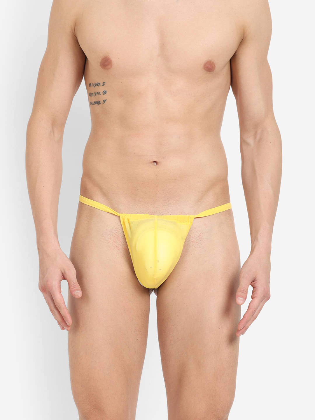 La Intimo Pack of 1 Nylon G-String For Men's ( Yellow ) La Intimo Pack of 1 Nylon G-String For Men's ( Yellow )