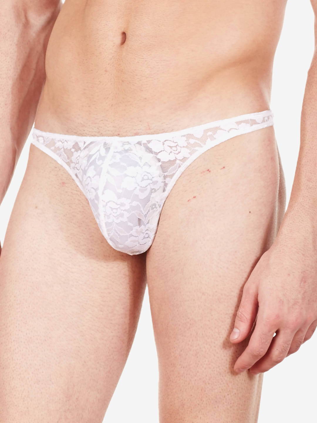 La Intimo Pack of 1 Nylon Thongs For Men's ( White ) La Intimo Pack of 1 Nylon Thongs For Men's ( White )