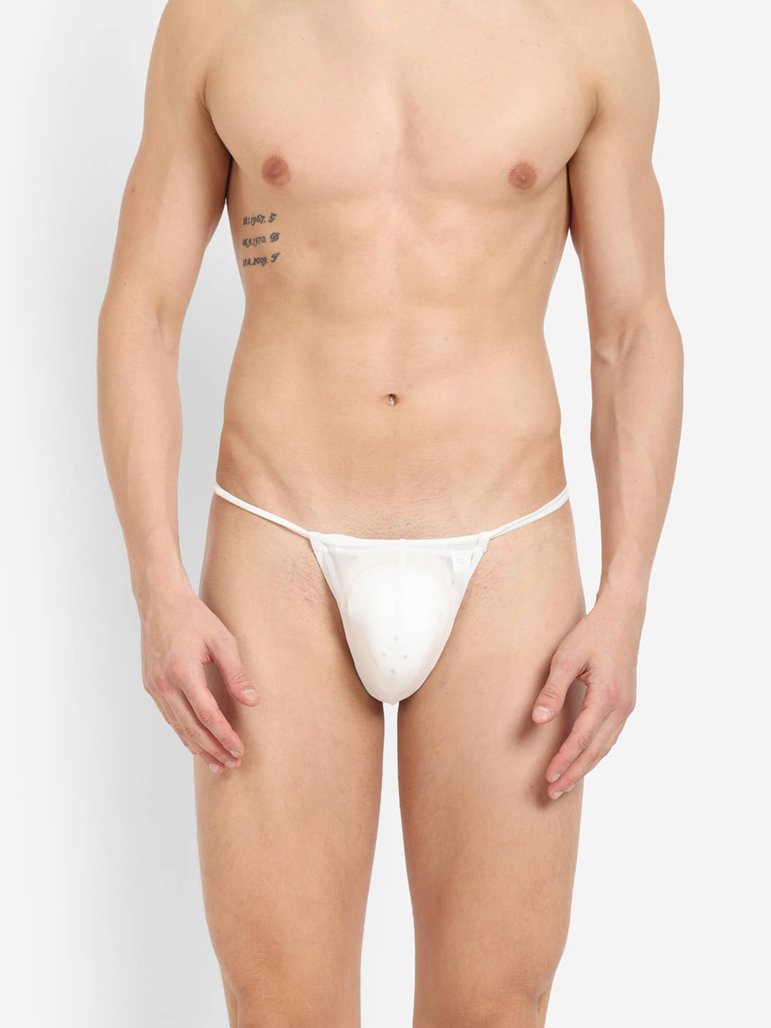 La Intimo Pack of 1 Nylon G-String For Men's ( White ) La Intimo Pack of 1 Nylon G-String For Men's ( White )