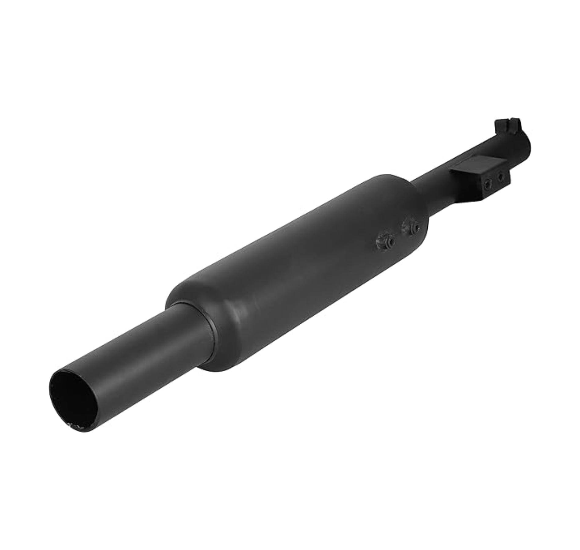 NOISEWAVE Short Botlle Black Empty Mini Punjab Exhaust silencer for Royal Enfield Electra Twinspark Full Exhaust System     			NOISEWAVE Short Botlle Black Empty Mini Punjab Exhaust silencer for Royal Enfield Electra Twinspark Full Exhaust System