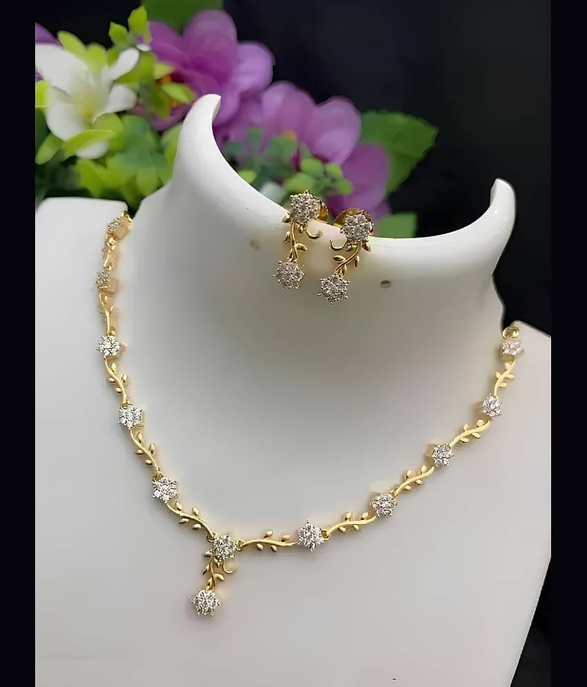 Alloy Necklace Snapdeal Neck Chain Piah Fashion Gold Alloy