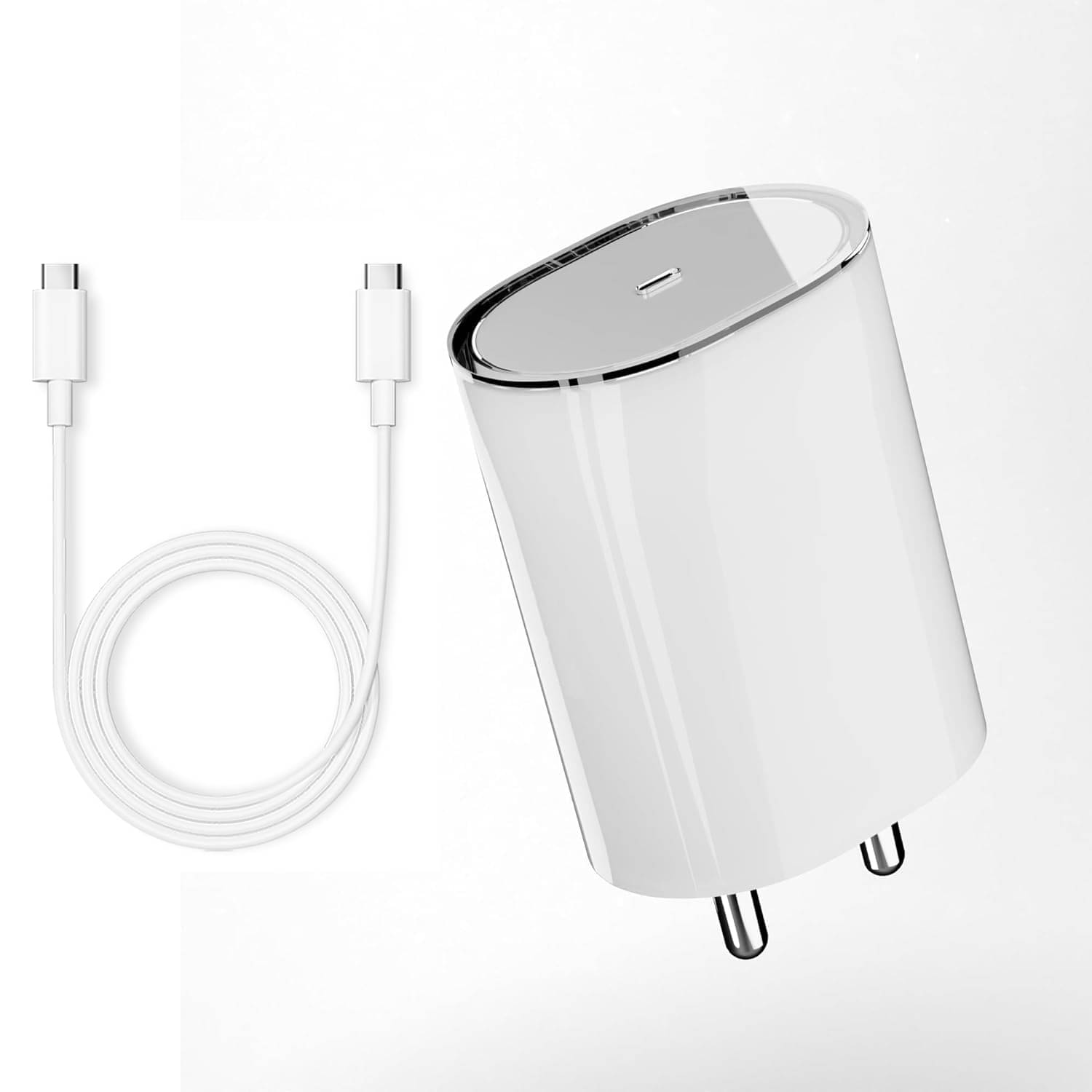     			Original 45W Fast Charger Adapter for cmf Nothing Phone 2A/Phone 2/Phone 1/ CMF Phone 1/Buds/Ear Stick & More CMF 45w Power Charger for Mobile, 45 W Type-C Charging Adaptor