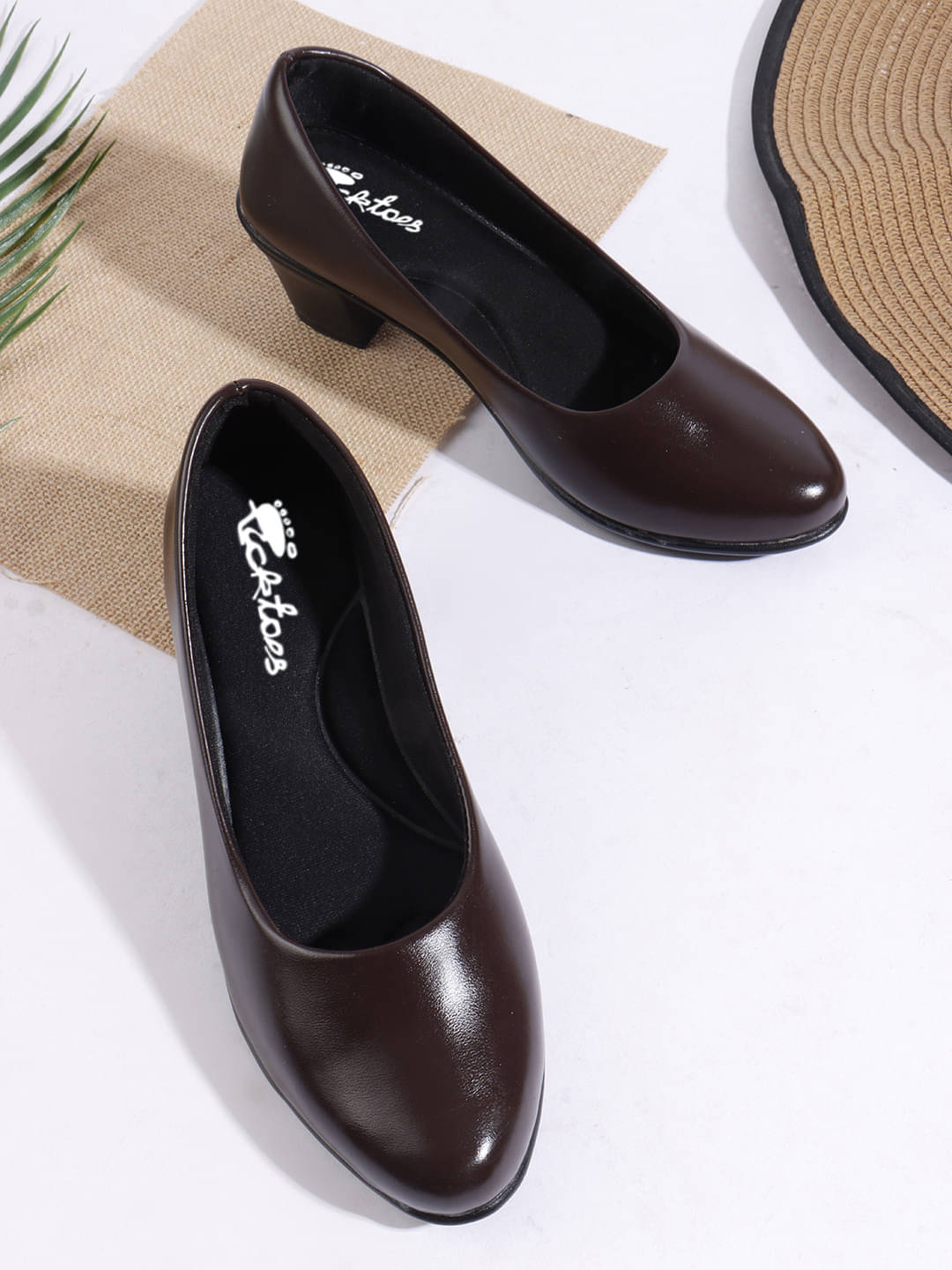 Picktoes Brown Women's Casual Ballerinas Picktoes Brown Women's Casual Ballerinas