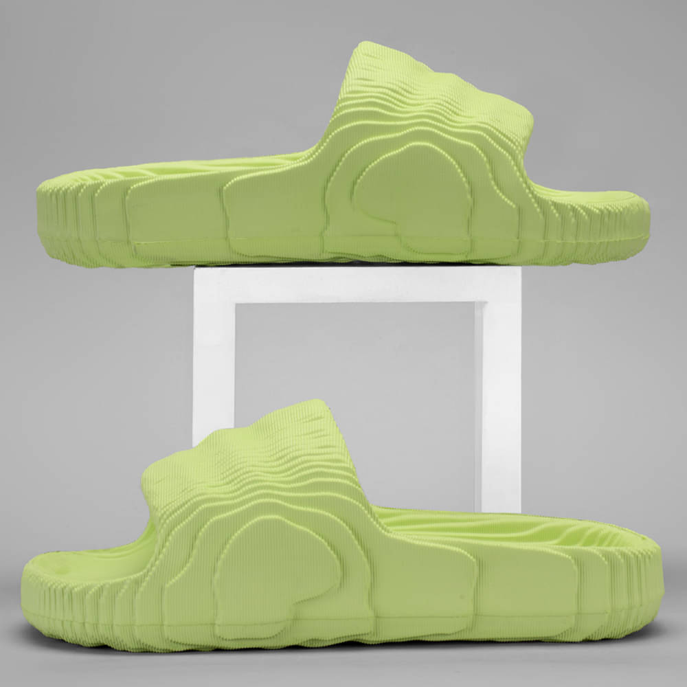     			RapidBox Lime Green Men's Slide Flip Flop