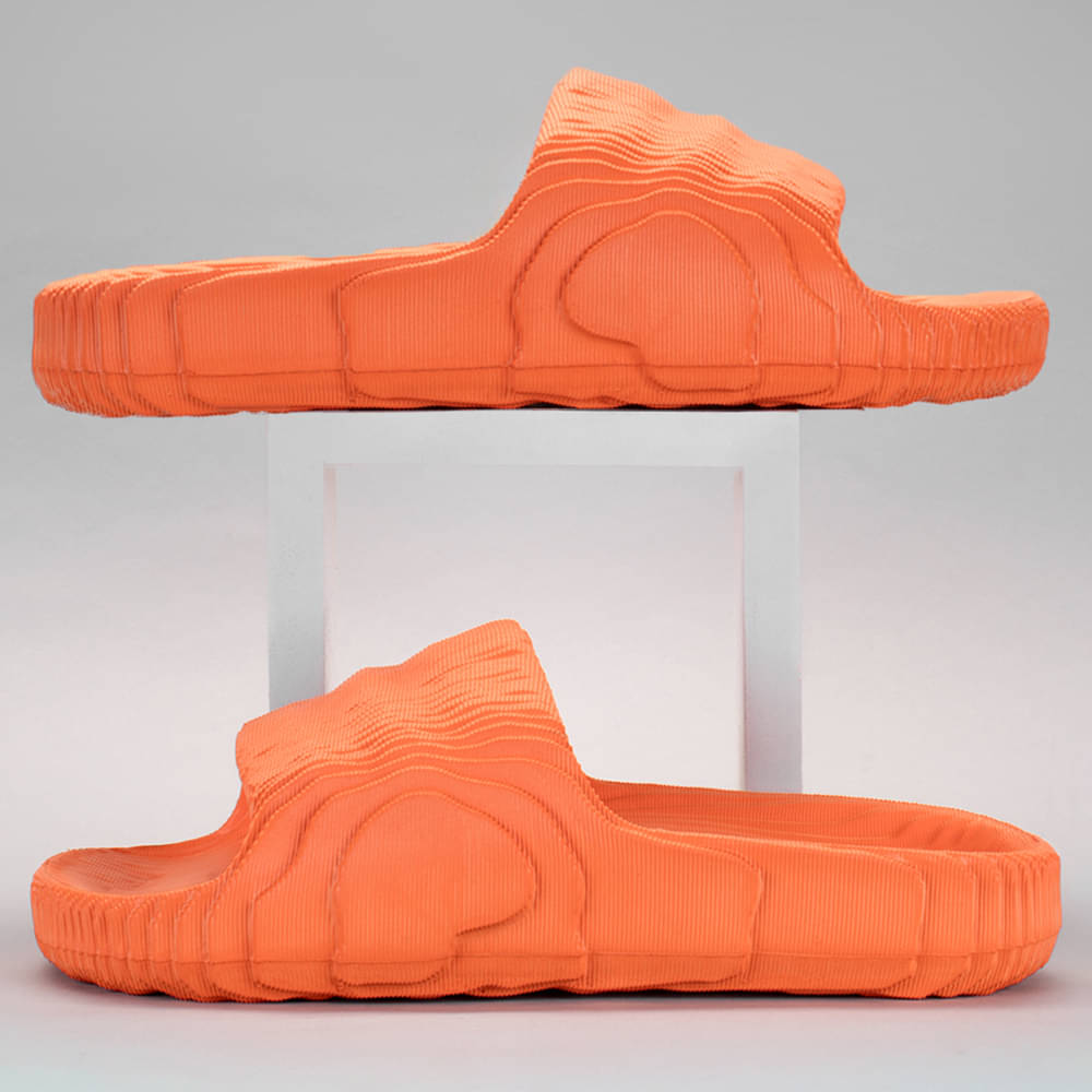     			RapidBox Orange Men's Slide Flip Flop