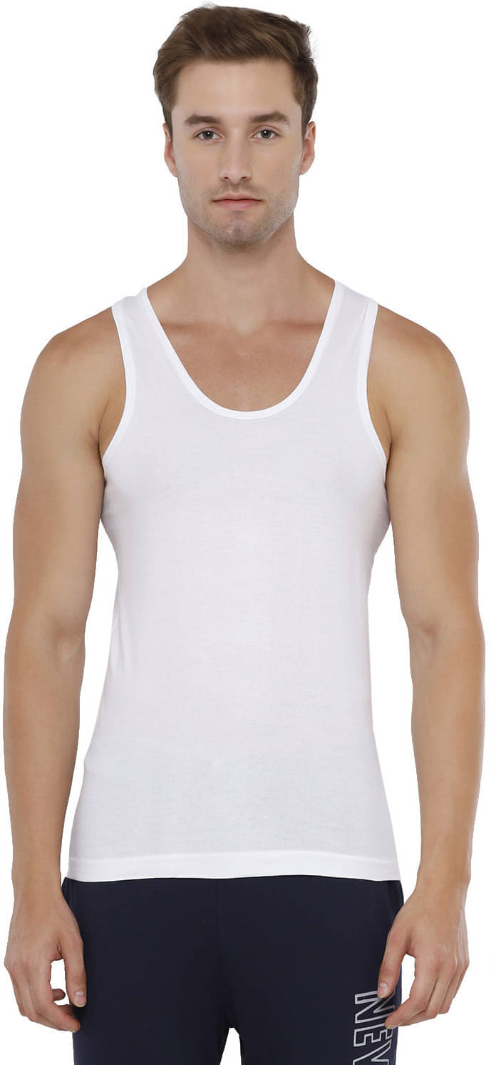     			Rupa Pack of 1 Cotton Basic Vest For Men ( White )