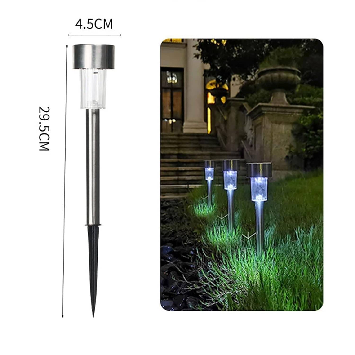     			SPARKWORLD 0.3 W Solar Garden Light ( Pack of 1 )
