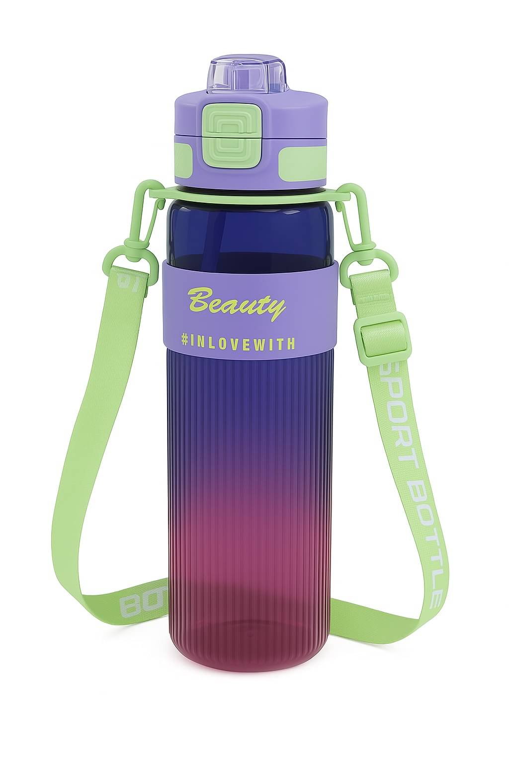     			Sageware Purple Plastic Water Bottle 1000 mL ( Set of 1 )