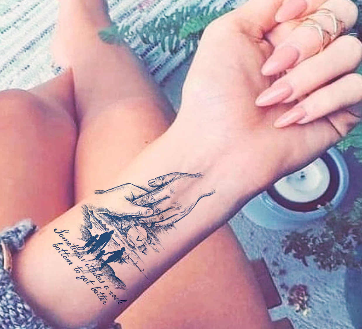 The Canvas Arts 4 Weeks Life Semipermanent Tattoo Realistic Look Body Tattoo