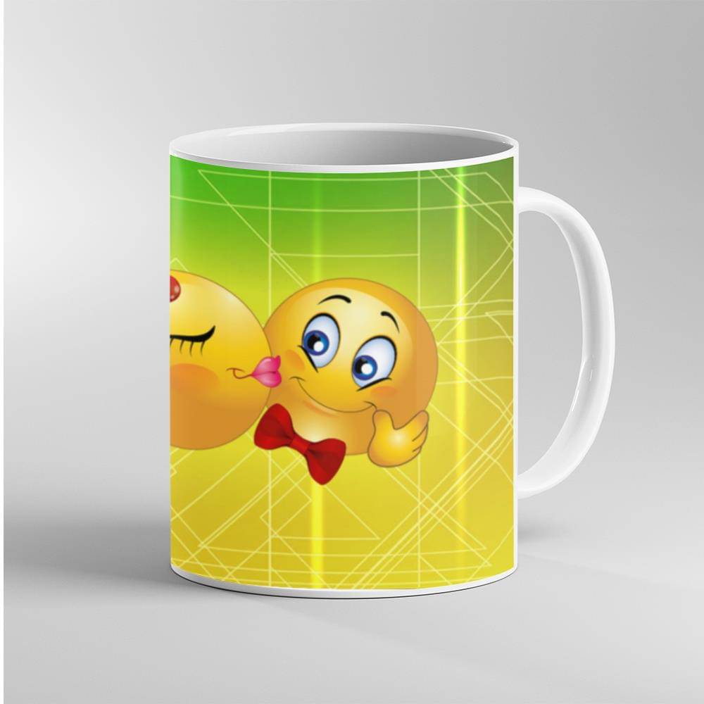 VIKESA Ceramic Coffee Mug Graphic Ceramic Coffee Mug 325 mL ( Pack of 1 )     			VIKESA Ceramic Coffee Mug Graphic Ceramic Coffee Mug 325 mL ( Pack of 1 )