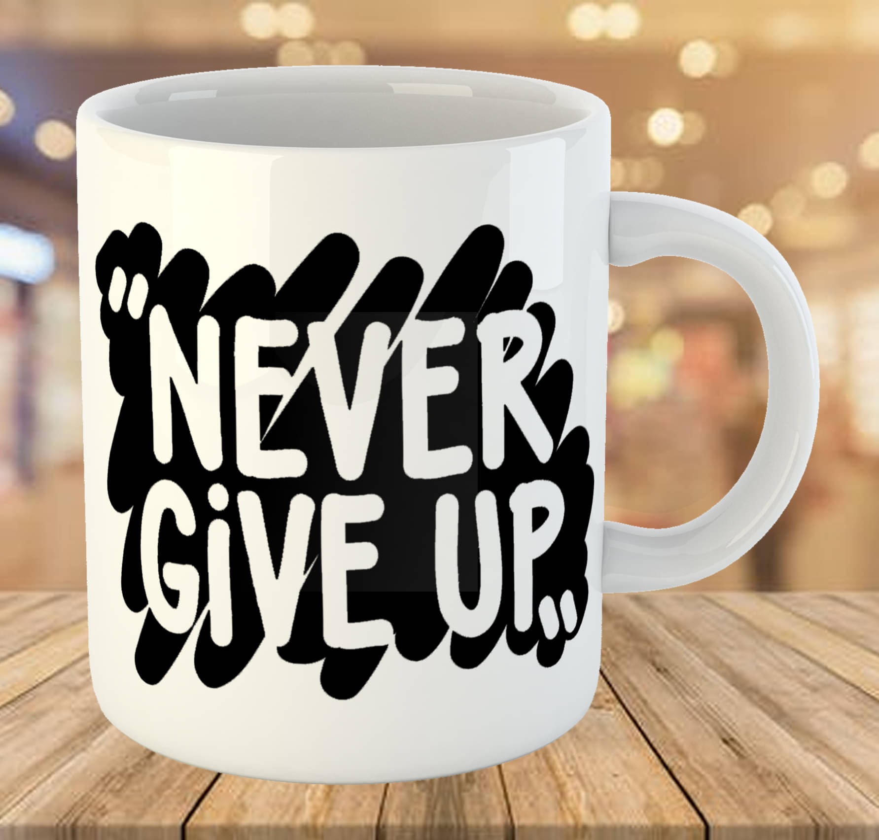 VIKESA Ceramic Coffee Mug Typography Ceramic Coffee Mug 325 mL ( Pack of 1 ) VIKESA Ceramic Coffee Mug Typography Ceramic Coffee Mug 325 mL ( Pack of 1 )