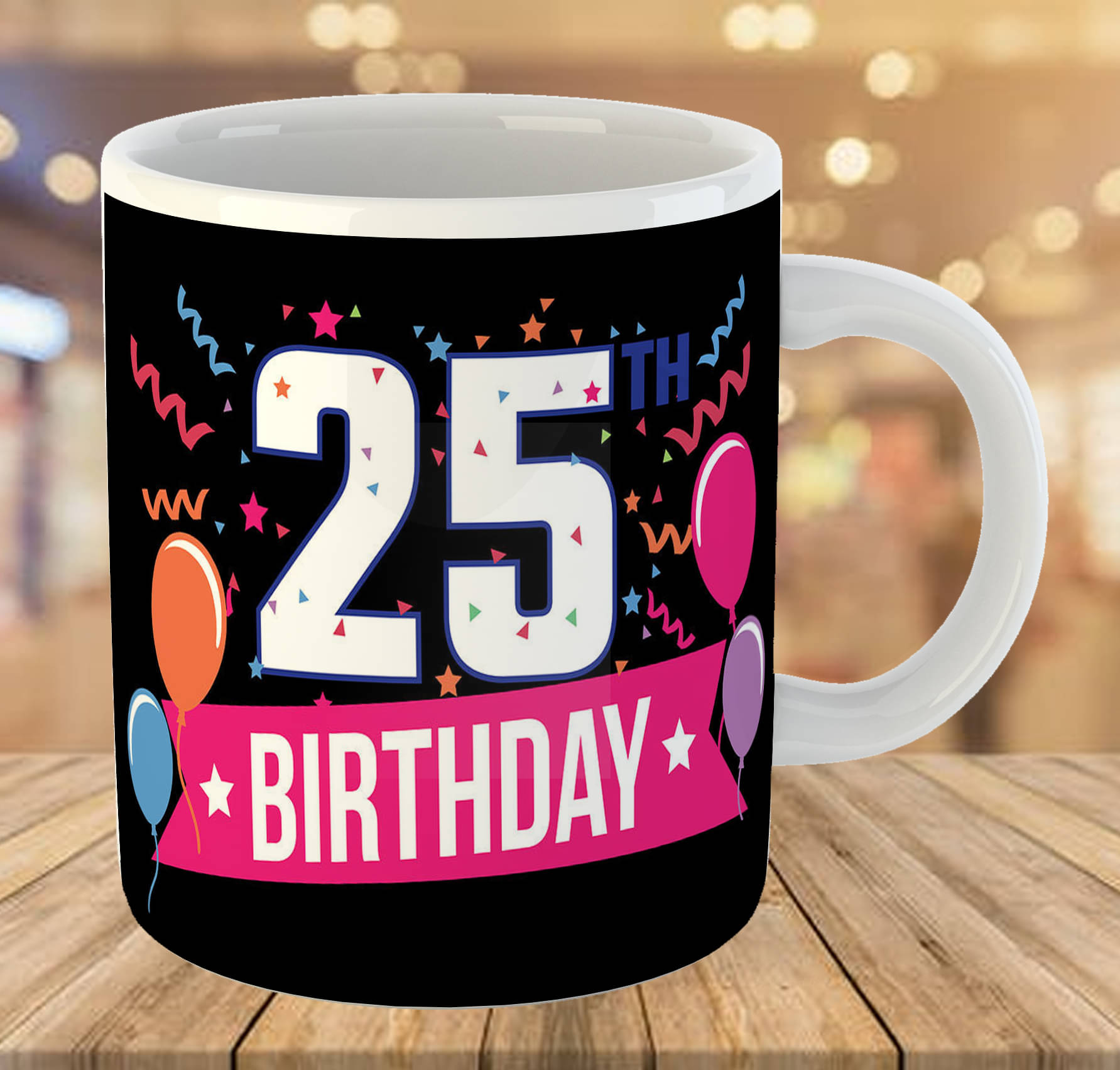 VIKESA Ceramic Coffee Mug Typography Ceramic Coffee Mug 325 mL ( Pack of 1 )     			VIKESA Ceramic Coffee Mug Typography Ceramic Coffee Mug 325 mL ( Pack of 1 )